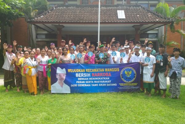 BNNK Karangasem Bersinergi Dengan Kantor Camat Manggis Kab. Karangasem Lakukan Giat Asistensi Penguatan P4GN Terhadap Staf ASN.