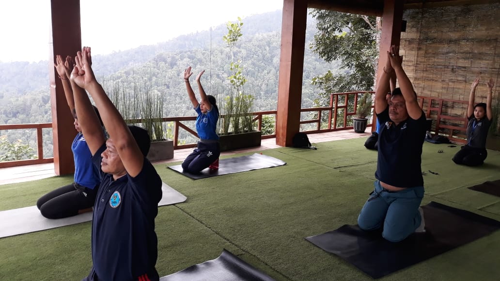 Pembinaan Jasmani Pegawai BNNK Karangasem-Bali