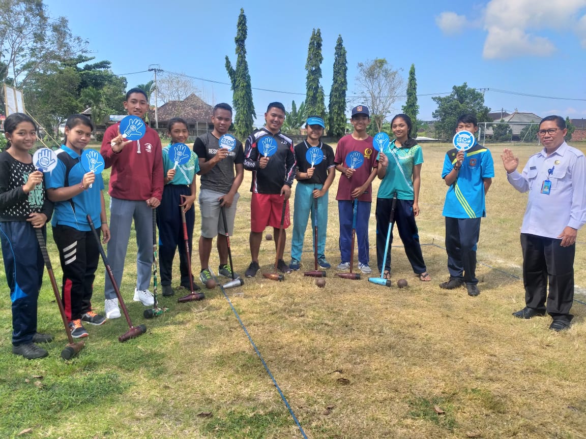 Sosialisasi Bahaya Narkoba Melalui Media Konvensional Tatap Muka Terhadap Olah Raga WOODBALL Karangasem Sosialisasi Bahaya Narkoba Melalui Media Konvensional Tatap Muka Terhadap Olah Raga WOODBALL Karangasem