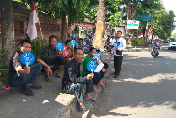 Dalam Rangka Pasca Hani Dilakukan Deseminasi Informasi P4GN melalui media konvensional tatap muka langsung Pada Masyarakat Penunggu Pasien untuk mewujudkan karangasem bebas dari peredaran Narkoba