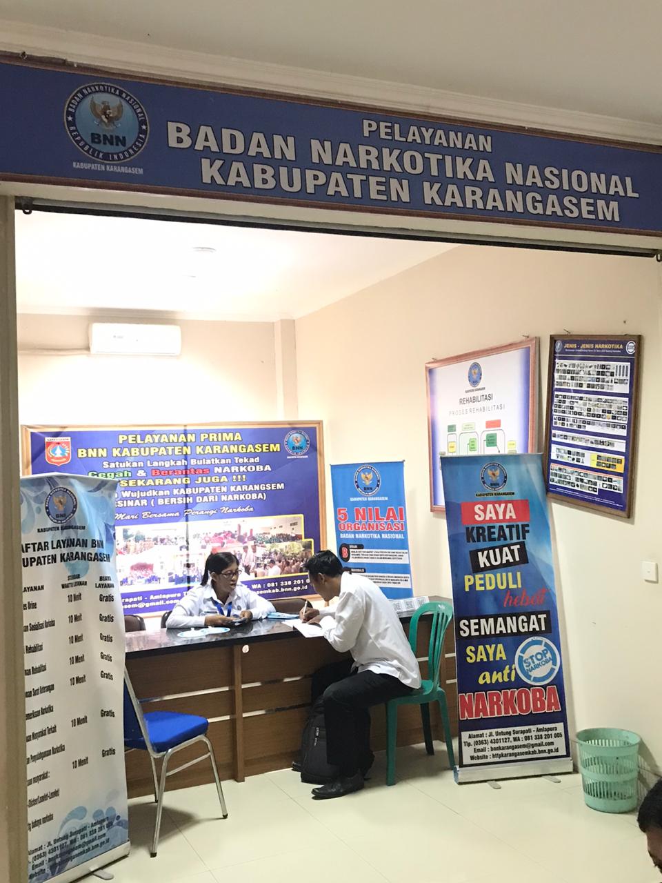 Pelayanan Prima BNN Kabupaten Karangasem di Mall Pelayanan Publik Pemerintah Kabupaten Karangasem Pelayanan Prima BNN Kabupaten Karangasem di Mall Pelayanan Publik Pemerintah Kabupaten Karangasem