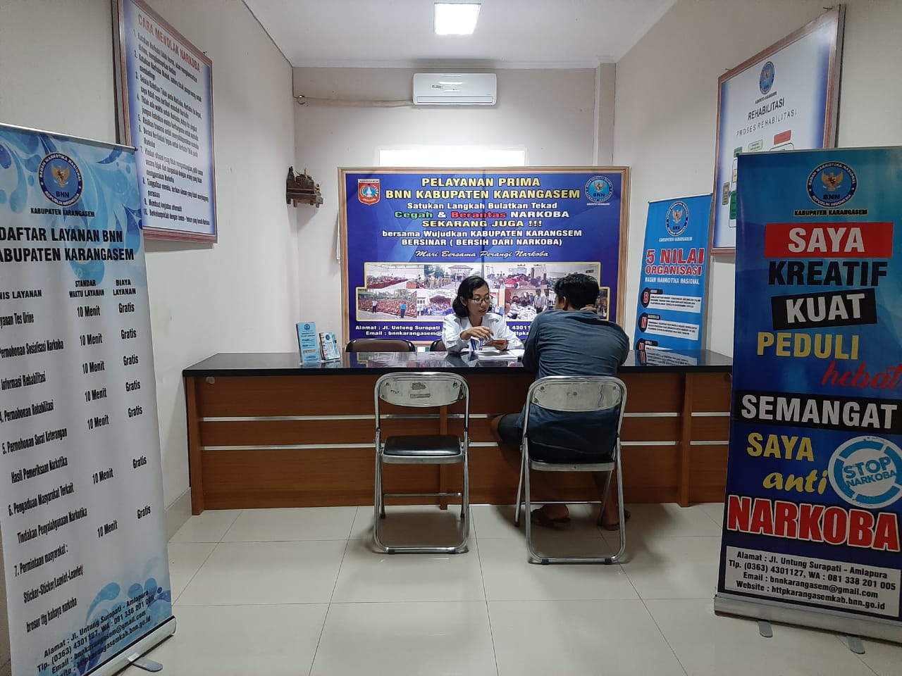 Pelayanan Prima BNN Kabupaten Karangasem di Mall Pelayanan Publik Pemerintah Kabupaten Karangasem Pelayanan Prima BNN Kabupaten Karangasem di Mall Pelayanan Publik Pemerintah Kabupaten Karangasem