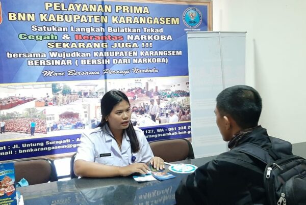 Pelayanan Prima BNN Kabupaten Karangasem di Mall Pelayanan Publik Pemerintah Kabupaten Karangasem
