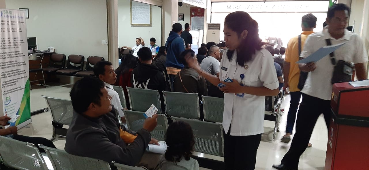 Sosialisasi Informasi P4GN dan pembagian brosur Sosialisasi Informasi P4GN dan pembagian brosur