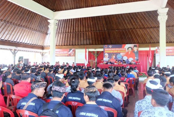 Sosialisasi Bahaya Narkoba di Wantilan Gedung DPRD Kab. Karangasem