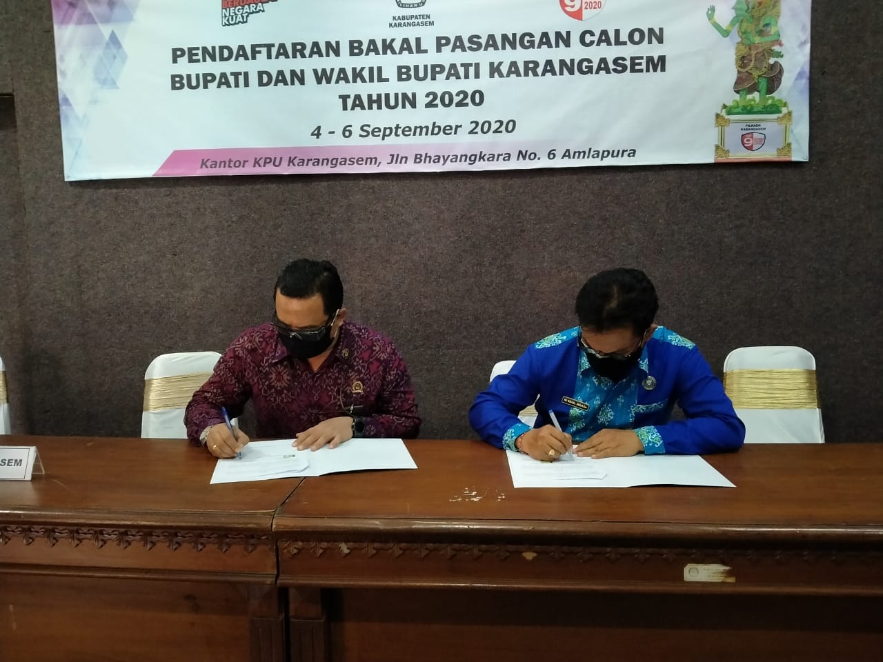Penandatanganan Perjanjian Kerjasama antara Badan Narkotika Nasional Kabupaten Karangasem dan Komisi Pemilihan Umum Kabupaten Karangasem Penandatanganan Perjanjian Kerjasama antara Badan Narkotika Nasional Kabupaten Karangasem dan Komisi Pemilihan Umum Kabupaten Karangasem