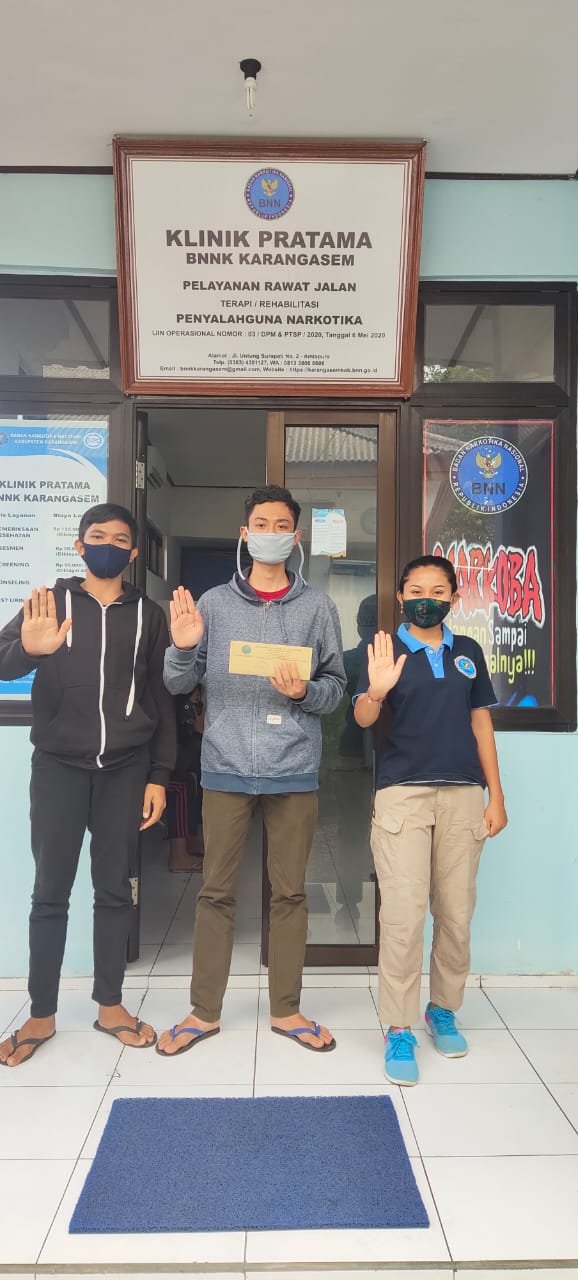 Kampanye P4GN dengan klien yang Mencari SKHPN di Klinik Pratama BNNK Karangasem Kampanye P4GN dengan klien yang Mencari SKHPN di Klinik Pratama BNNK Karangasem