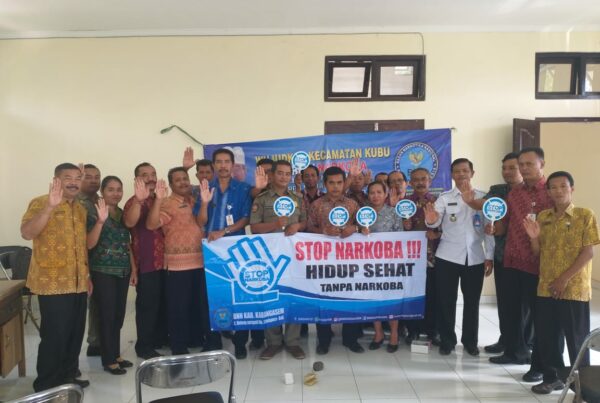 BNNK Karangasem Bersinergi Dengan Kantor Camat Kubu Kab. Karangasem Lakukan Giat Asistensi Penguatan P4GN Terhadap Staf ASN.