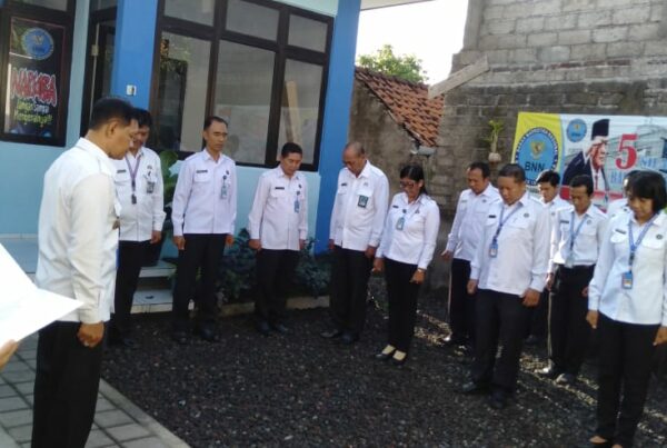 BNNK Karangasem Melaksanakan Giat Apel pagi BNNK Karangasem Melaksanakan Giat Apel pagi