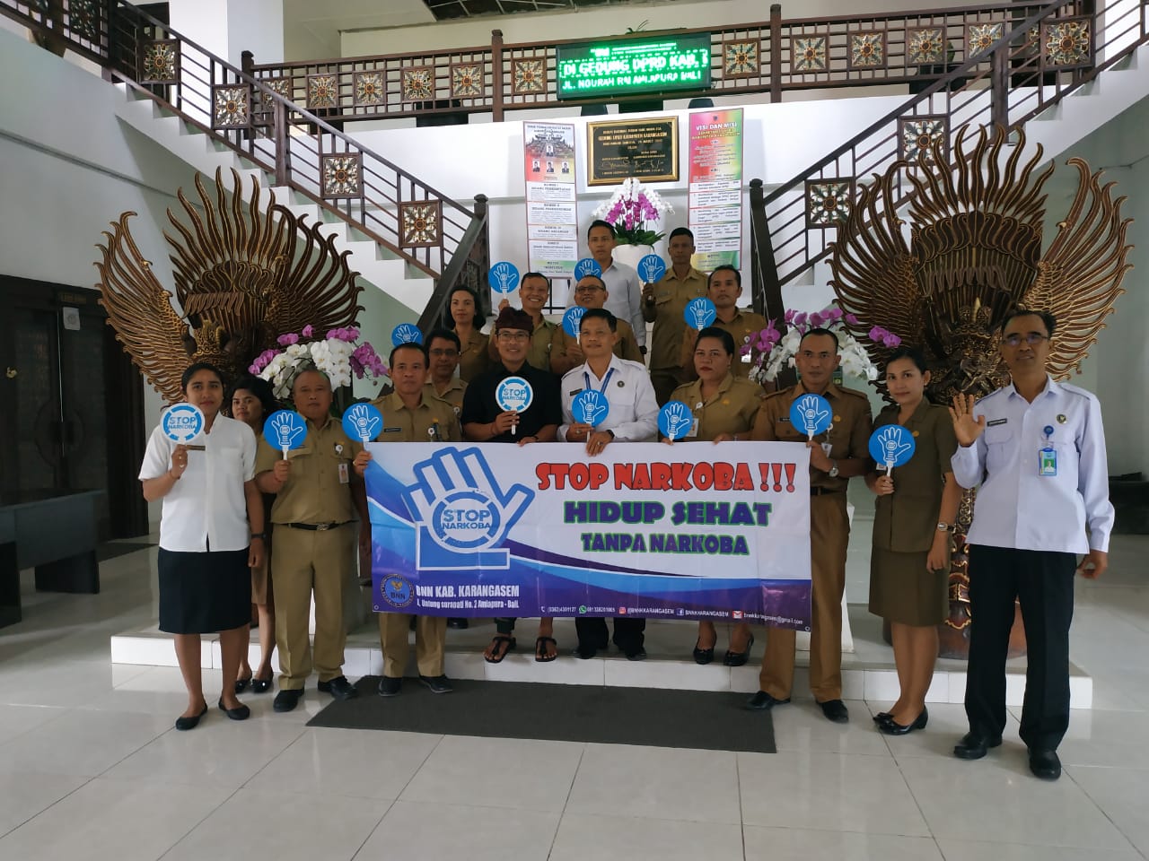 Pelaksanaan Audiensi Terkait Pelaksanaan P4GN dan Permohonan untuk Fasilitas Pendukung untuk BNNK Karangasem Pelaksanaan Audiensi Terkait Pelaksanaan P4GN dan Permohonan untuk Fasilitas Pendukung untuk BNNK Karangasem