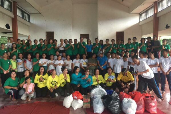 Diseminasi Informasi P4GN terhadap Peserta Komunitas Yoga Karangasem guna mewujudkan masyarakat yang bersih, sehat berwawasan anti narkoba