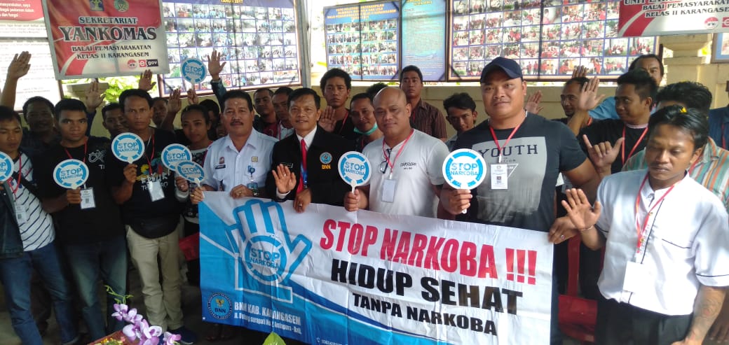 Sosialisasi Penguatan P4GN terhadap Klien Bimbingan Kepribadian Bagi Pemasyarakatan perlunya diberikan informasi terkait Narkoba