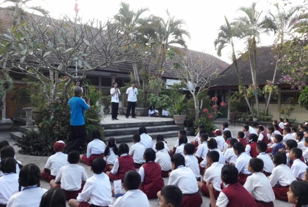 Sosialisasi dalam rangka Program Desiminasi Informasi P4GN terkait kegiatan MPLS di SMP N 1 Abang