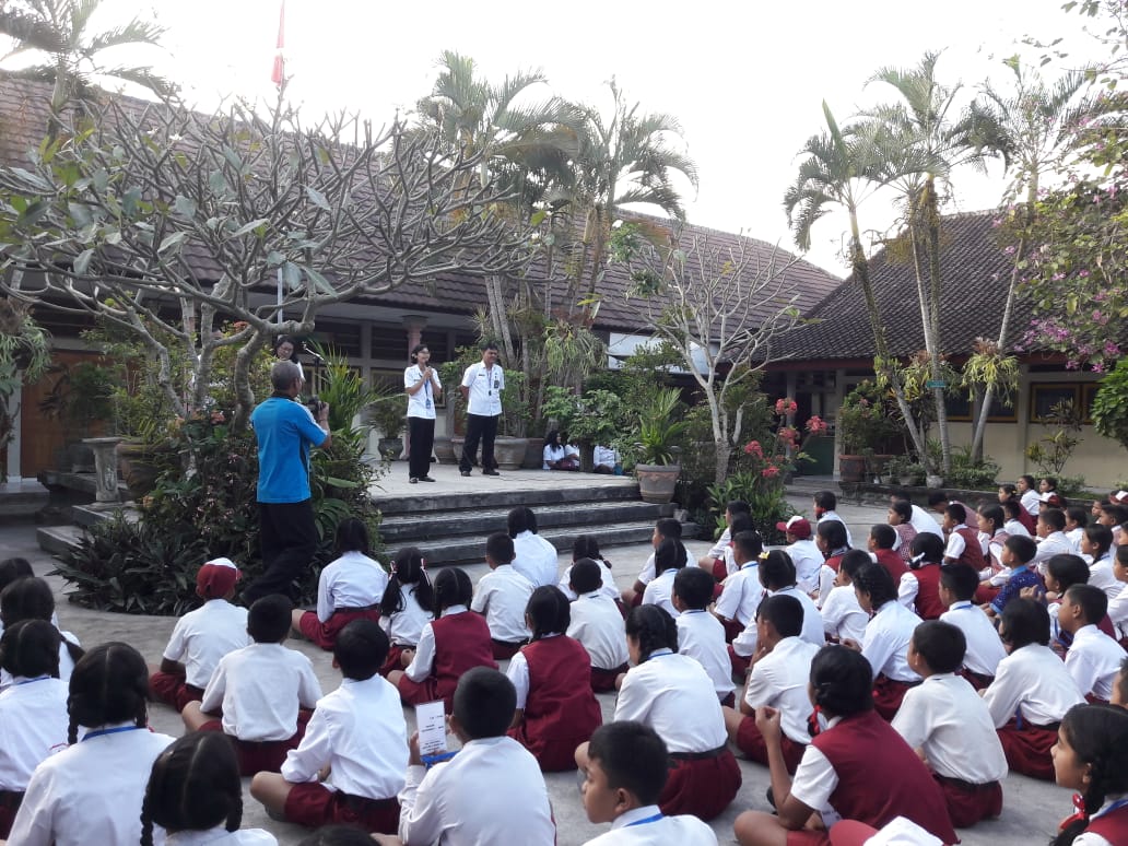 Sosialisasi dalam rangka Program Desiminasi Informasi P4GN terkait kegiatan MPLS di SMP N 1 Abang