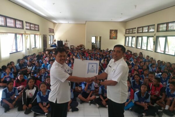 Sosialisasi dalam rangka Program Desiminasi Penguatan P4GN Pada kegiatan MPLS di SMA N 1 Bebandem