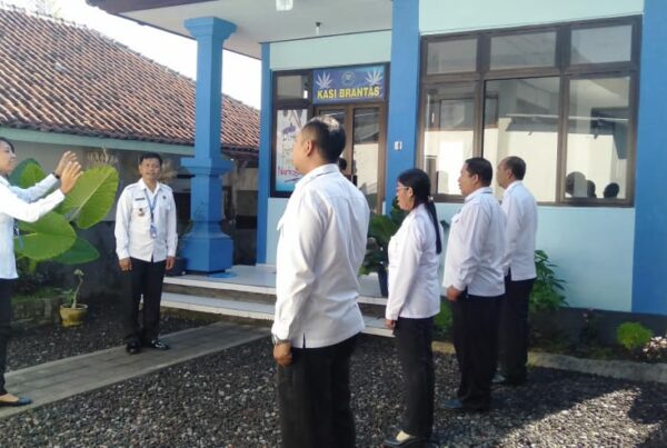 BNNK Karangasem Melaksanakan Apel Pagi