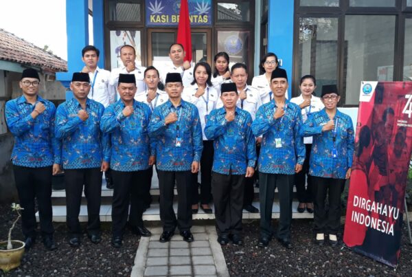 BNNK Karangasem Melaksanakan Upacara Bendera Memperingati Hari Ulang Tahun Kemerdekaan RI ke-74