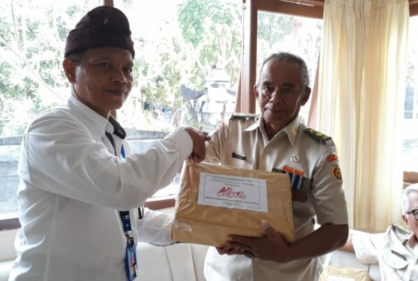 Ungkapan perhatian dan terimaksih BNNK Karangasem kepada para veteran pembela kemerdekaan Kabupaten Karangasem dengan bersilaturahmi dan berbagi tali kasih