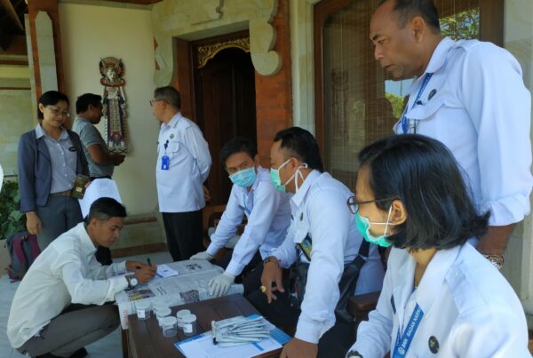 Pelaksanaan Rapid Test dalam Giat Pemberdayaan Masyarakat pada Komponen Masyarakat