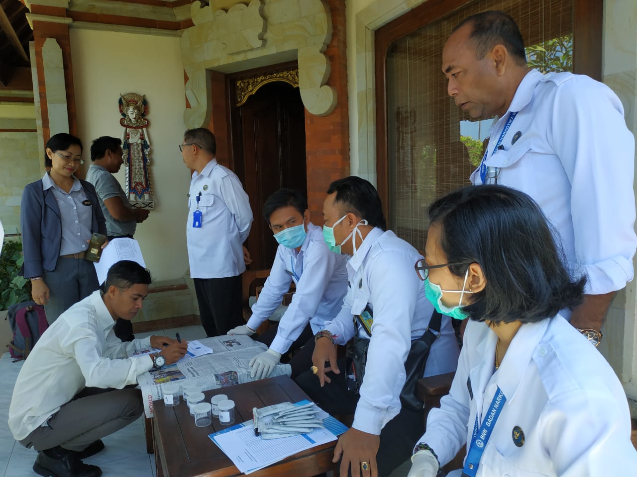 Pelaksanaan Rapid Test dalam Giat Pemberdayaan Masyarakat pada Komponen Masyarakat
