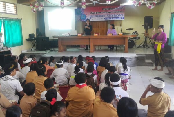 Deseminasi Informasi P4GN melalui media konvensional tatap muka langsung Pada Siswa SLB N 1 Karangasem untuk mewujudkan Karangasem bebas dari peredaran Gelap Narkoba