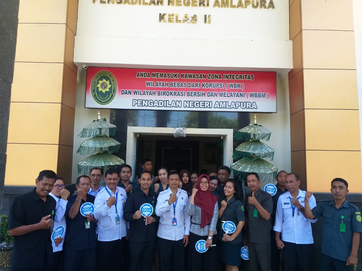 Deseminasi sosialisasi Informasi P4GN melalui media konvensional tatap muka langsung dengan memaparkan INPRES 6 TH 2018 Pada Pengadilan Negeri baik Asn dan Tenaga Kontrak untuk mewujudkan Karangasem bebas dari peredaran Gelap Narkoba Deseminasi sosialisasi Informasi P4GN melalui media konvensional tatap muka langsung dengan memaparkan INPRES 6 TH 2018 Pada Pengadilan Negeri baik Asn dan Tenaga Kontrak untuk mewujudkan Karangasem bebas dari peredaran Gelap Narkoba