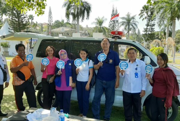 Deseminasi sosialisasi Informasi P4GN melalui media konvensional tatap muka langsung kepada Pegawai Puskesmas Karangasem II untuk mewujudkan Karangasem bebas dari peredaran Gelap Narkoba