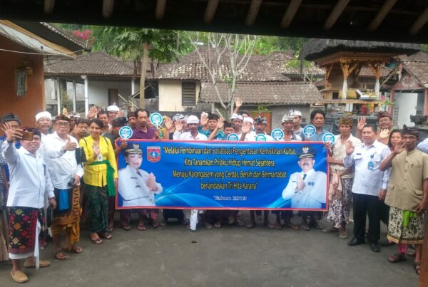 Sinergitas PEMDA dengan BNNK Karangasem melaksanakan Giat Sosialisasi Pembinaan Kemiskinan Kultur di Kecamatan Selat Kab.Karangasem