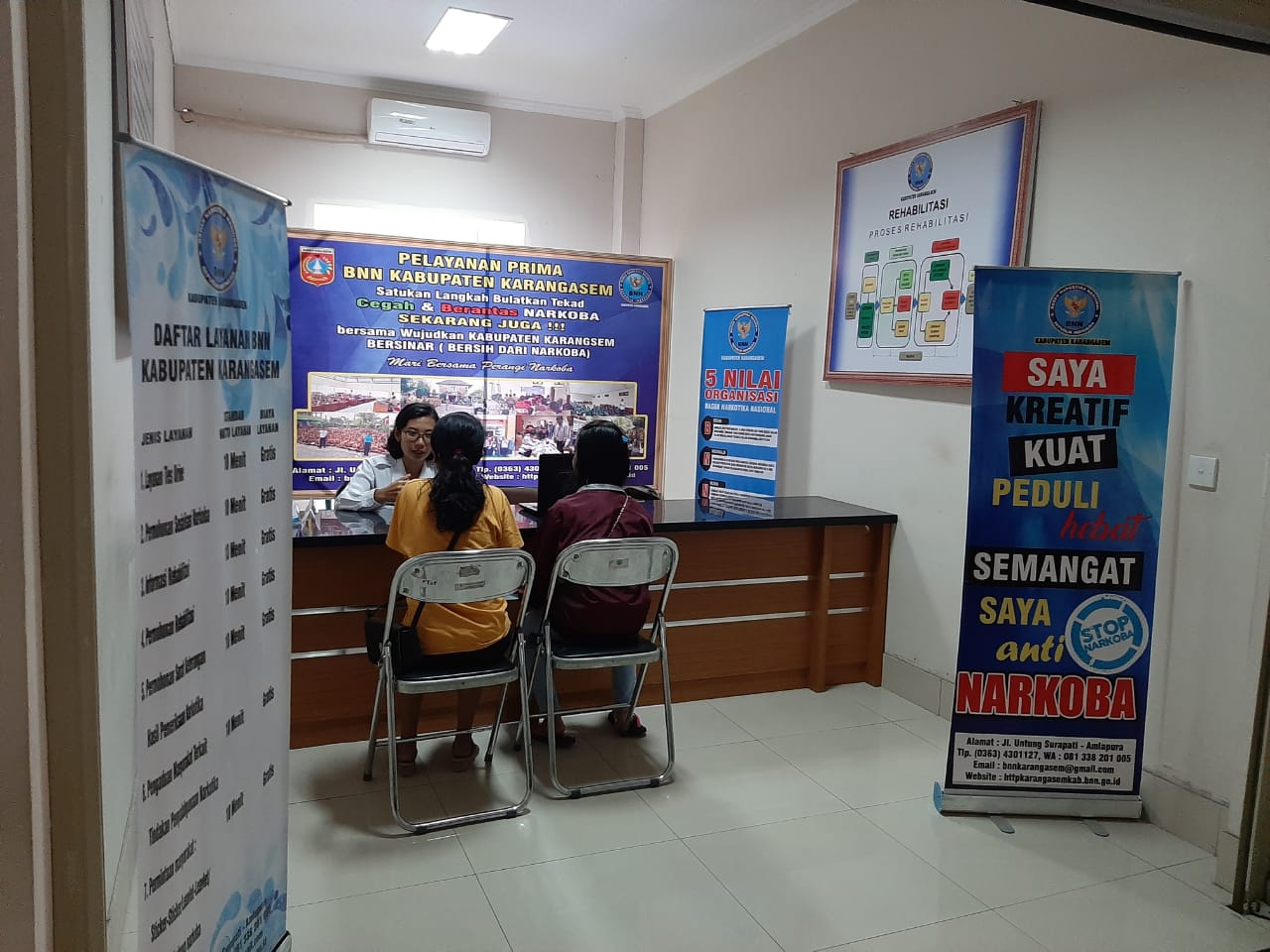 Pelayanan Prima BNN Kabupaten Karangasem di Mall Pelayanan Publik Pemerintah Kabupaten Karangasem Pelayanan Prima BNN Kabupaten Karangasem di Mall Pelayanan Publik Pemerintah Kabupaten Karangasem
