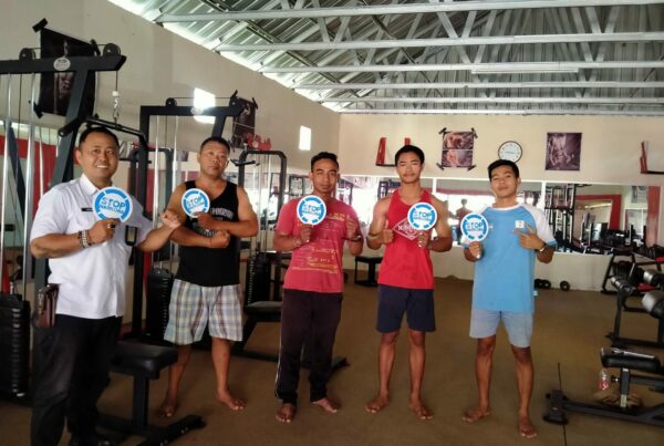 Diseminasi sosialisasi Informasi P4GN terhadap Komunitas Penggemar GYM guna mewujudkan masyarskat yang bersih, sehat berwawasan anti narkoba