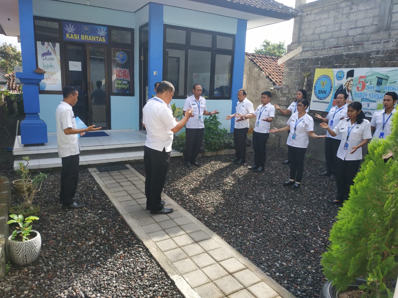 BNNK Karangasem Melaksanakan Apel Pagi BNNK Karangasem Melaksanakan Apel Pagi