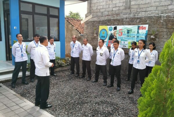 BNNK Karangasem Melaksanakan Apel Pagi