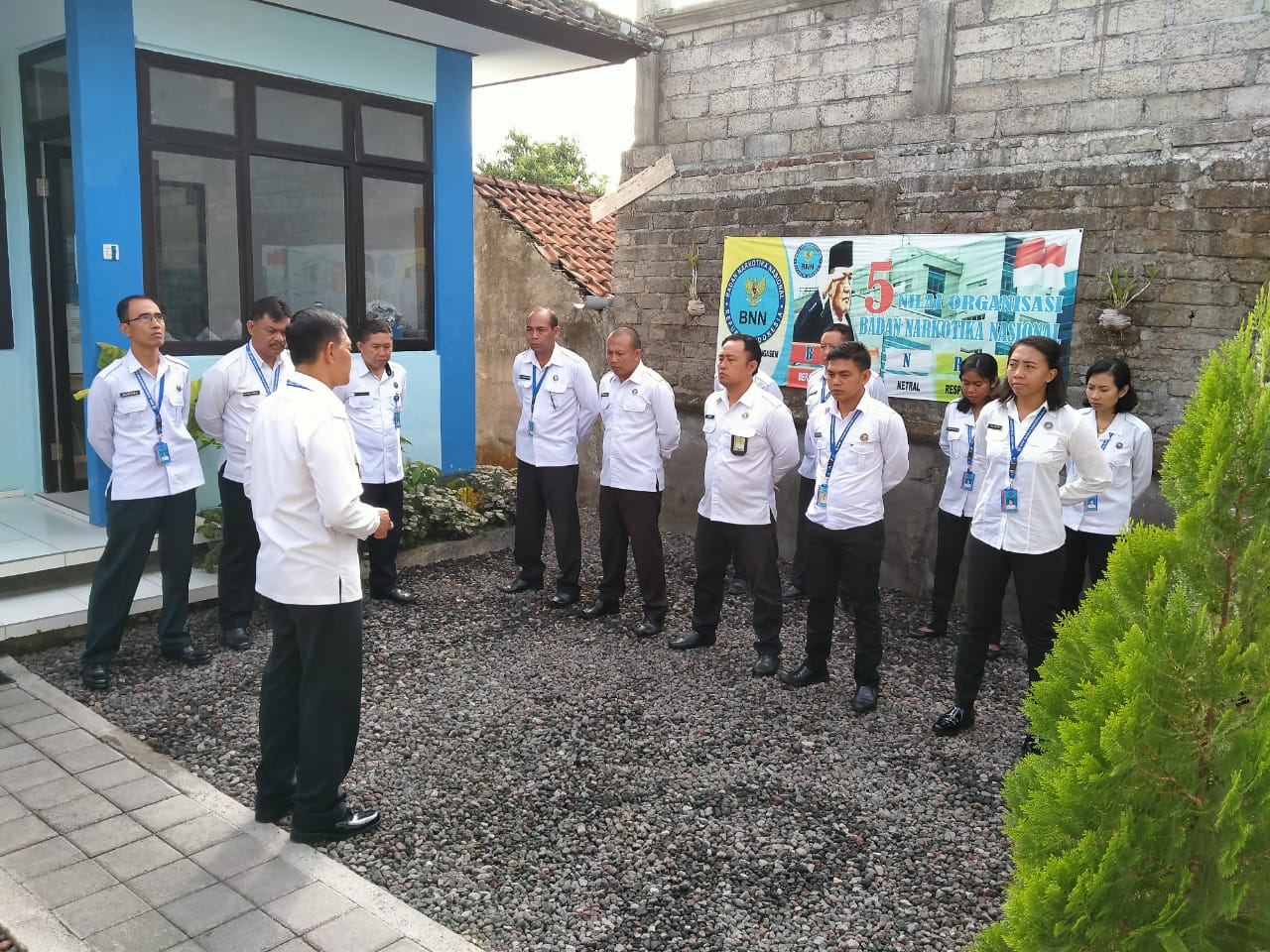 BNNK Karangasem Melaksanakan Apel Pagi BNNK Karangasem Melaksanakan Apel Pagi