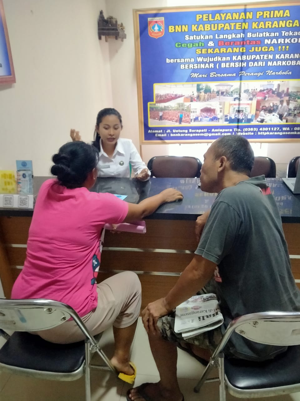 Pelayanan Prima BNN Kabupaten Karangasem di Mall Pelayanan Publik Pemerintah Kabupaten Karangasem Pelayanan Prima BNN Kabupaten Karangasem di Mall Pelayanan Publik Pemerintah Kabupaten Karangasem