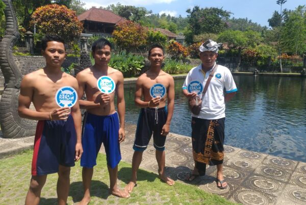 Sosialisasi Bahaya narkoba kepada Siswa Atlet Renang guna mewujudkan Karangasem bebas dari peredaran gelap narkoba