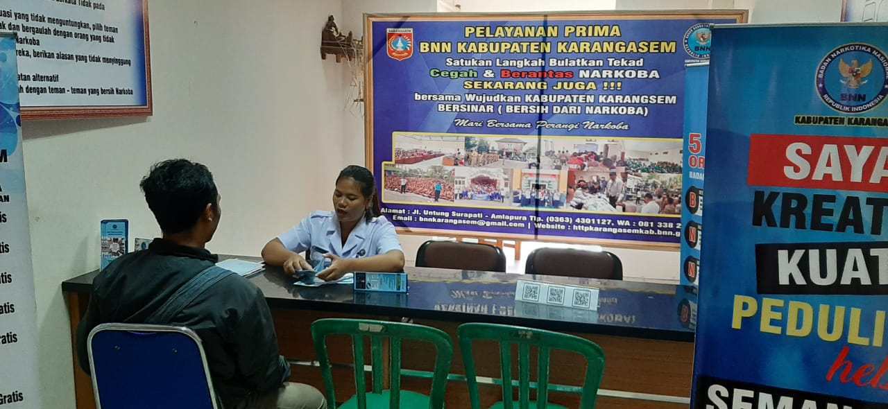 Pelayanan Prima BNN Kabupaten Karangasem di Mall Pelayanan Publik Pemerintah Kabupaten Karangasem Pelayanan Prima BNN Kabupaten Karangasem di Mall Pelayanan Publik Pemerintah Kabupaten Karangasem