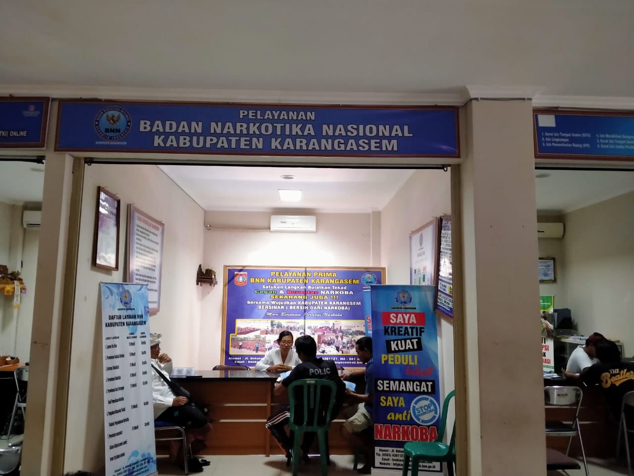 Pelayanan Prima BNN Kabupaten Karangasem di Mall Pelayanan Publik Pemerintah Kabupaten Karangasem