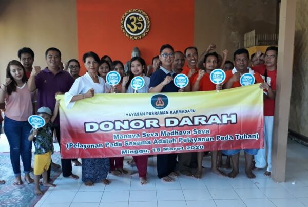Deseminasi Sosialisasi Informasi P4GN terhadap Masyarakat Umum yang sedang melaksanakan donor darah