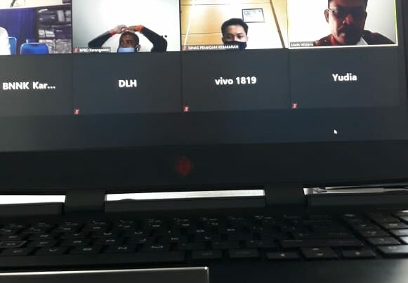 Evaluasi Implementasi Inpres 6 tahun 2018 dan Sosialisasi Inpres Nomor 2 tahun 2020 tentang Rencana Aksi Nasional P4GN dan Prekursor Narkotika tahun 2020-2024 melalui Video Conference