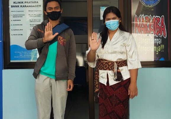 Kampanye P4GN dengan tetap mengutamakan protokol Kesehatan di Klinik Pratama BNNK Karangasem Kampanye P4GN dengan tetap mengutamakan protokol Kesehatan di Klinik Pratama BNNK Karangasem
