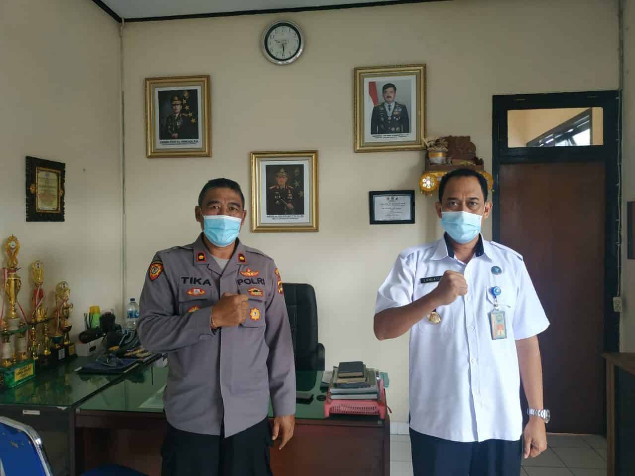Advokasi Penguatan P4GN di Ruang Kapolsek Karangasem Advokasi Penguatan P4GN di