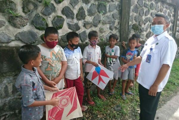 Sosialisasi Bahaya Narkoba di Area Jalan Veteran Karangasem
