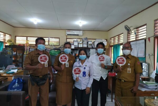 Kampanye Semangat War On Drugs on Dinas Pemberdayaan Masyarakat dan Desa Kab. Karangasem