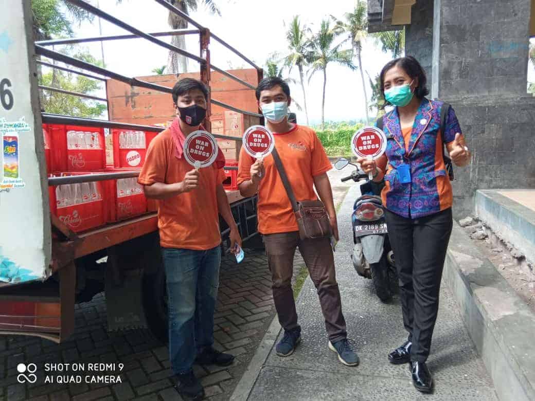 Edukasi P4GN di Area GOR Gunung Agung Amlapura