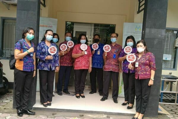 Kampanye Semangat War On Drugs di Kantor Dinas Pemberdayaan Perempuan dan Perlindungan Anak Kab. Karangasem