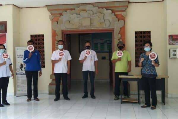 Kampanye Semangat War On Drugs di Kantor Dinas Ketenagakerjaan Kab. Karangasem