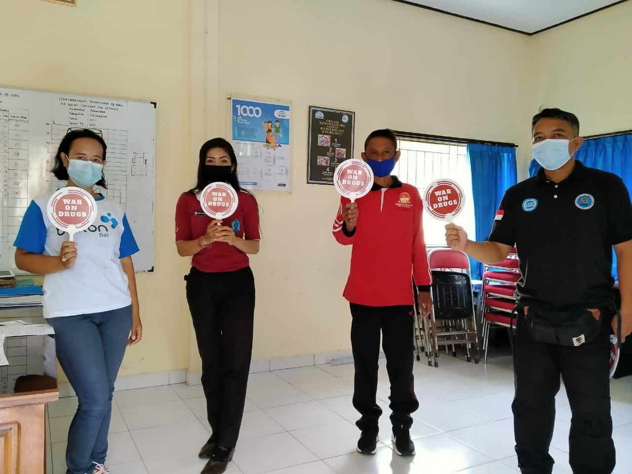 Kampanye Semangat War On Drugs di UPTD KB Bebandem