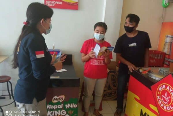 KIE P4GN di Warung Makan Mie Koprol Amlapura KIE P4GN di Warung Makan Mie Koprol Amlapura