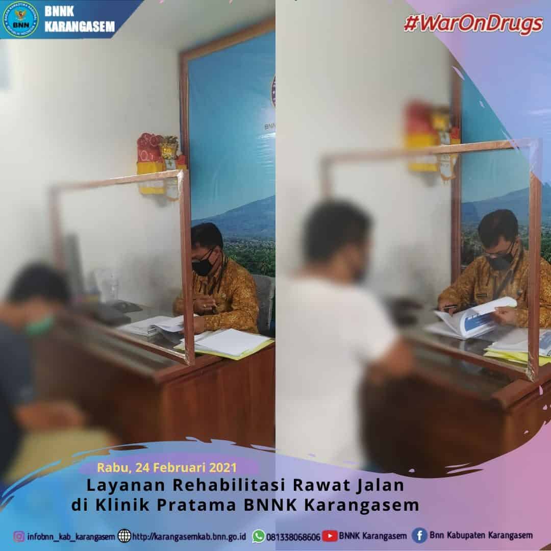 Layanan Rehabilitasi Rawat Jalan di Klinik Pratama BNNK Karangasem
