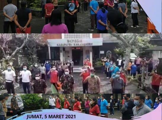 Sosialisasi Bahaya Narkotika di Halaman Kantor BKPSDM Kab.Karangasem Sosialisasi Bahaya Narkotika di Halaman Kantor BKPSDM Kab.Karangasem